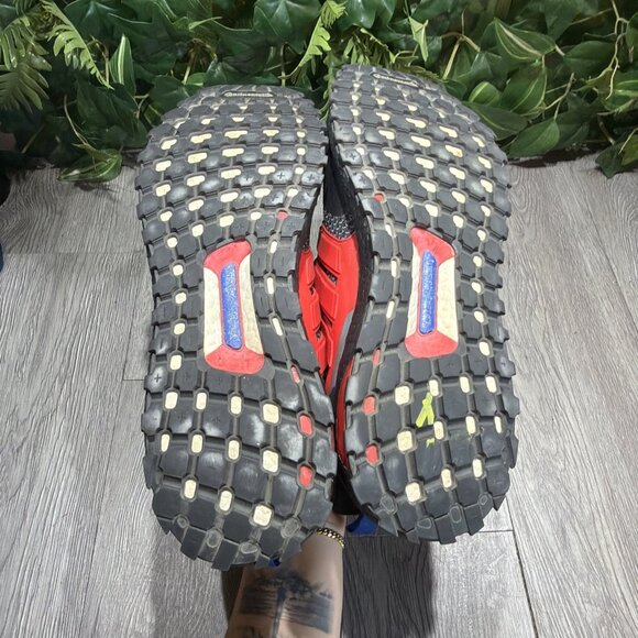 Adidas Ultraboost 1.0 ATR ID9641 Black Red Blue Men Size 14 Sneaker Shoes